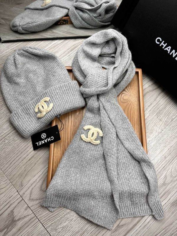 Chanel Scarf Hat hm (255)