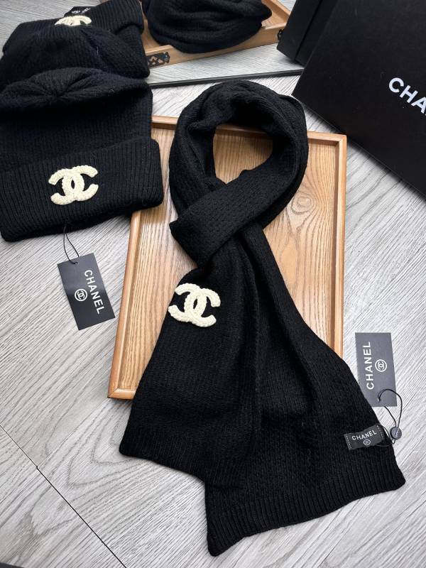 Chanel Scarf Hat hm (257)