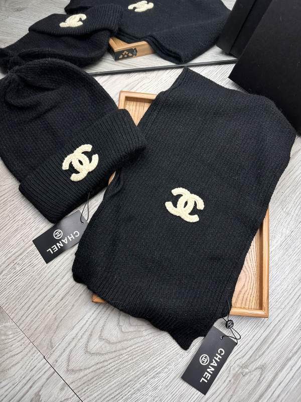 Chanel Scarf Hat hm (258)