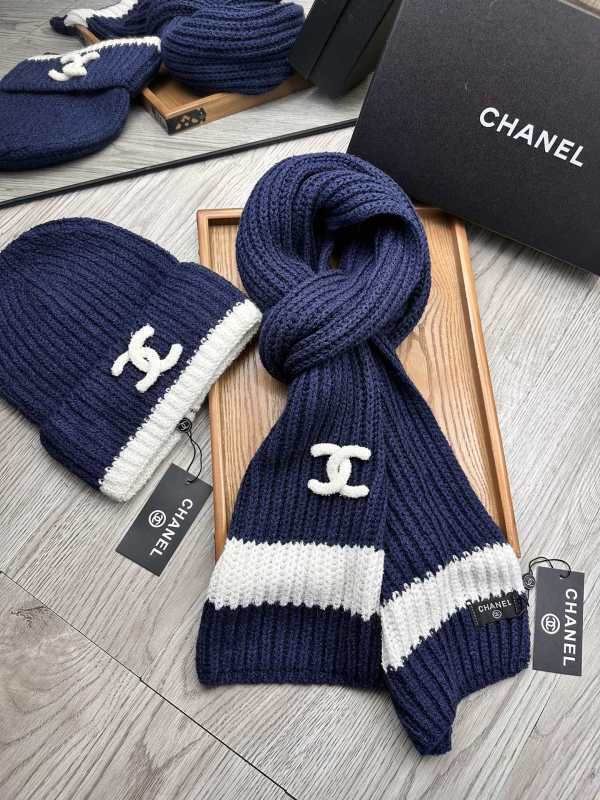 Chanel Scarf Hat hm (262)
