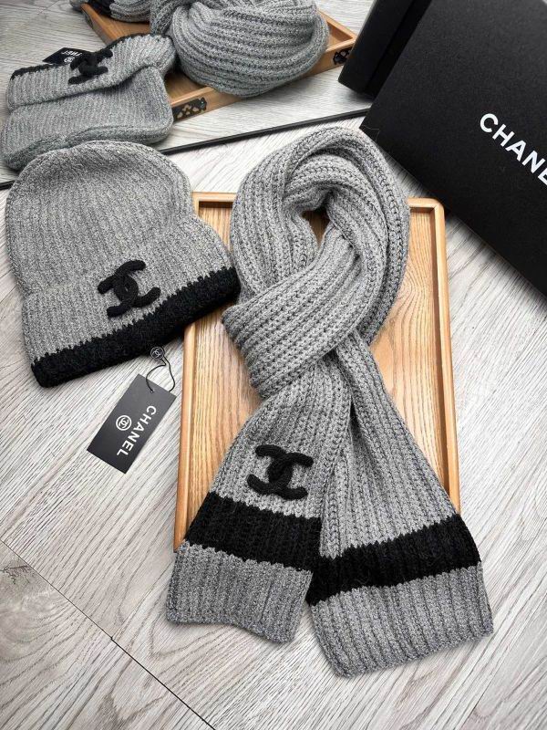 Chanel Scarf Hat hm (264)