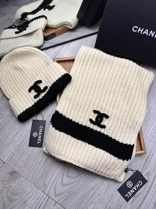 Chanel Scarf Hat hm (271)