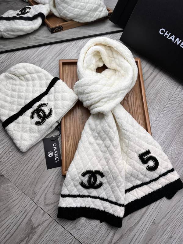 Chanel Scarf Hat hm (273)