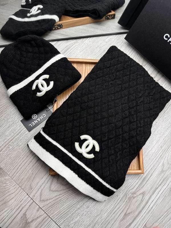 Chanel Scarf Hat hm (276)