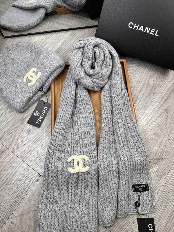 Chanel Scarf Hat hm (283)