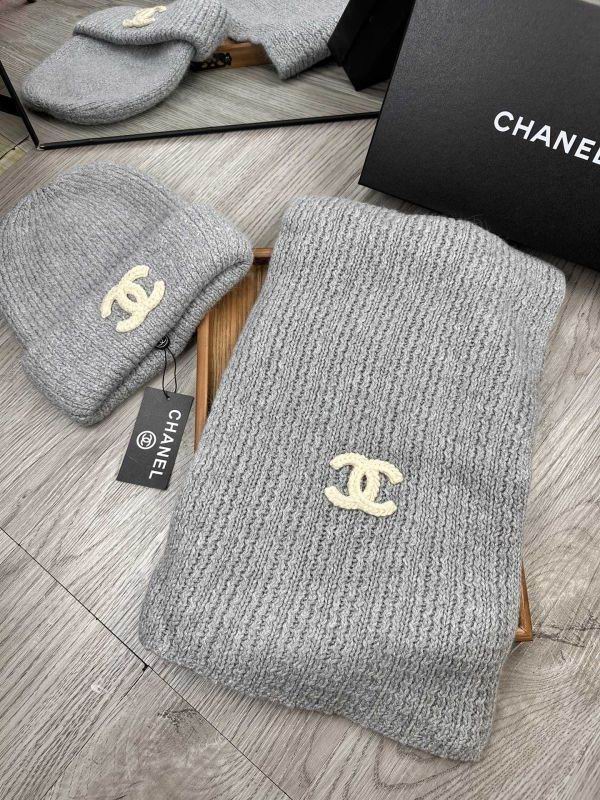 Chanel Scarf Hat hm (284)