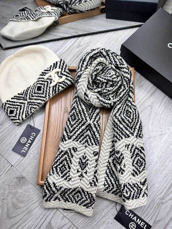 Chanel Scarf Hat hm (292)