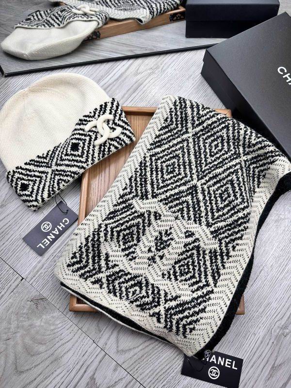 Chanel Scarf Hat hm (293)