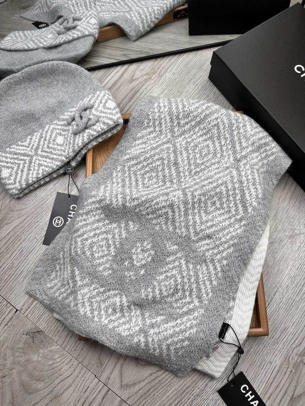 Chanel Scarf Hat hm (295)