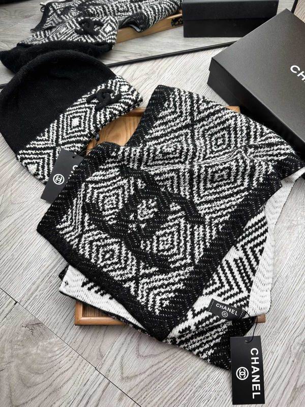 Chanel Scarf Hat hm (297)