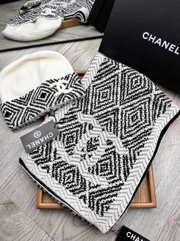 Chanel Scarf Hat hm (299)