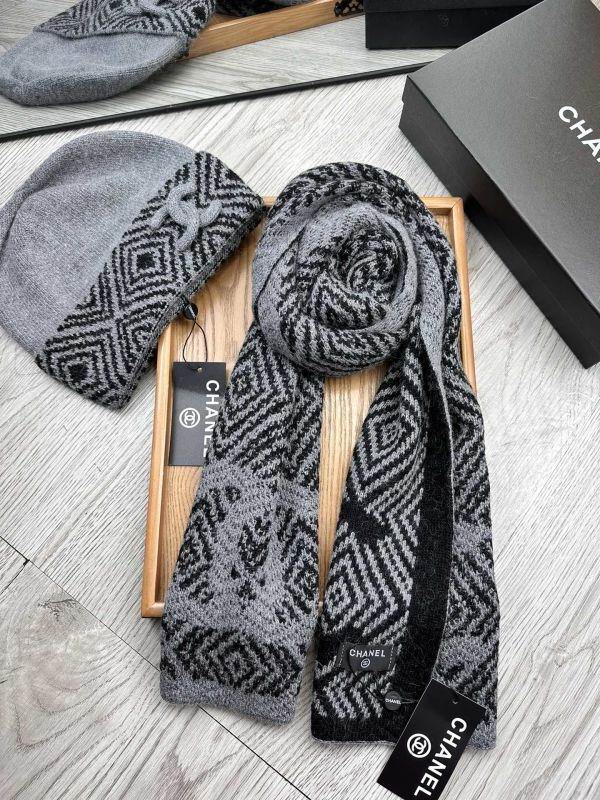 Chanel Scarf Hat hm (300)