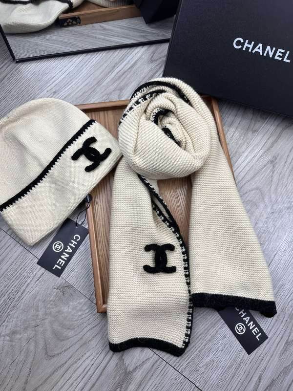 Chanel Scarf Hat hm (303)