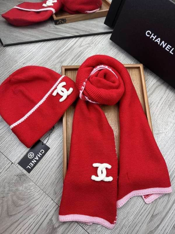 Chanel Scarf Hat hm (305)