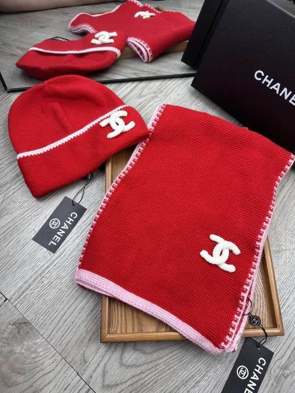 Chanel Scarf Hat hm (306)
