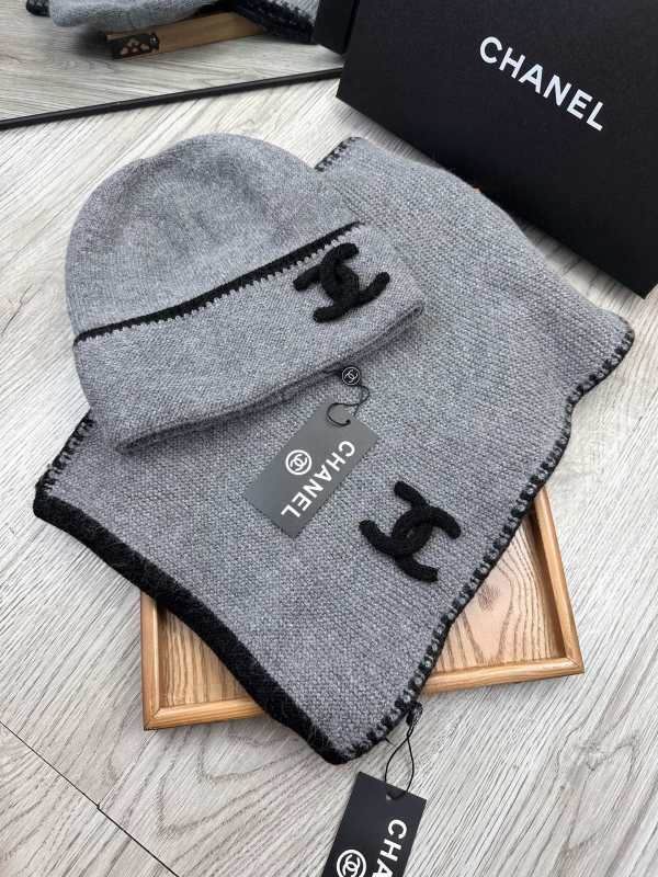 Chanel Scarf Hat hm (308)