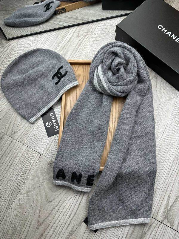 Chanel Scarf Hat hm (316)