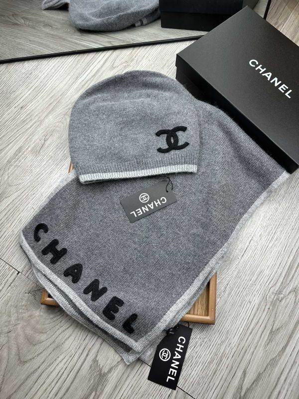 Chanel Scarf Hat hm (317)