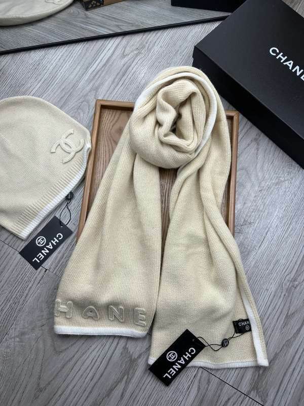 Chanel Scarf Hat hm (318)