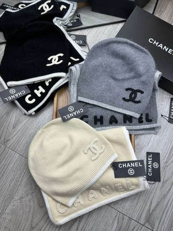 Chanel Scarf Hat hm (320)