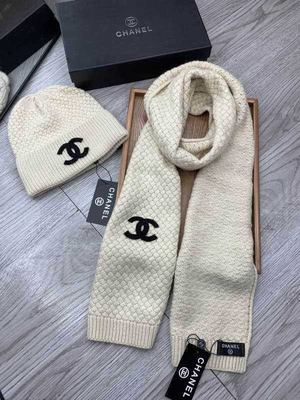 Chanel Scarf Hat hm (325)