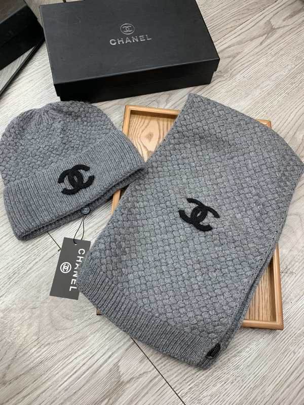 Chanel Scarf Hat hm (328)