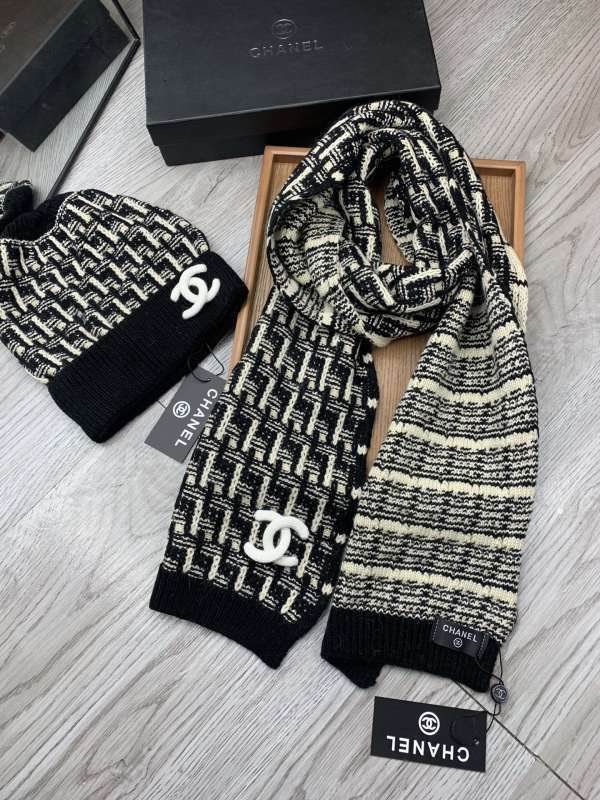 Chanel Scarf Hat hm (332)