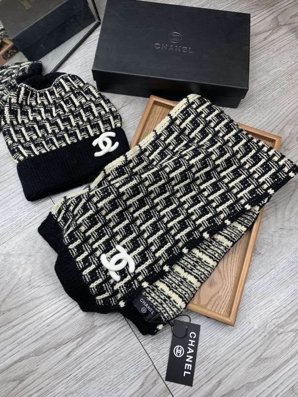 Chanel Scarf Hat hm (333)