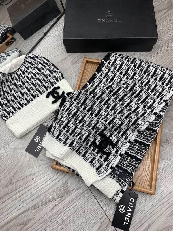 Chanel Scarf Hat hm (335)