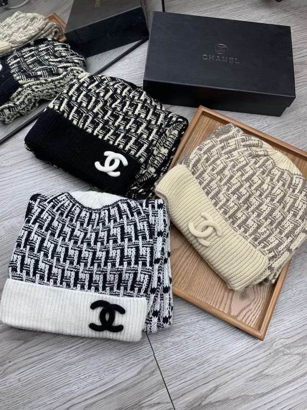 Chanel Scarf Hat hm (336)