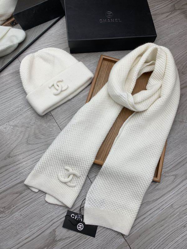 Chanel Scarf Hat hm (337)