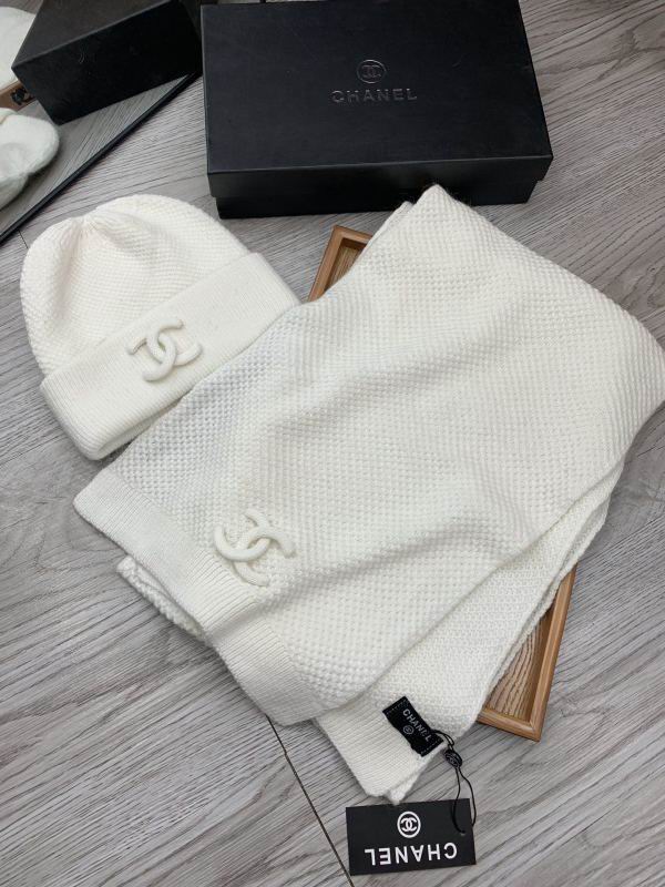 Chanel Scarf Hat hm (338)
