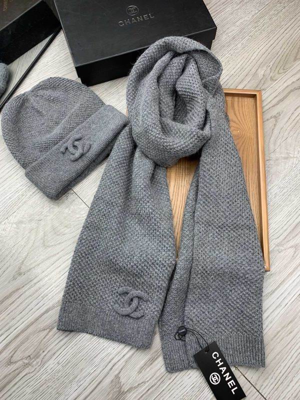 Chanel Scarf Hat hm (339)