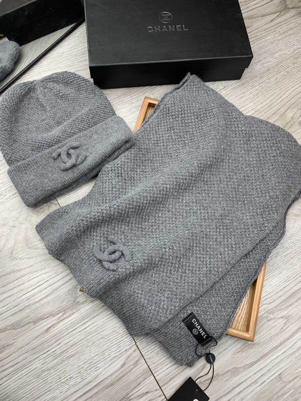 Chanel Scarf Hat hm (340)