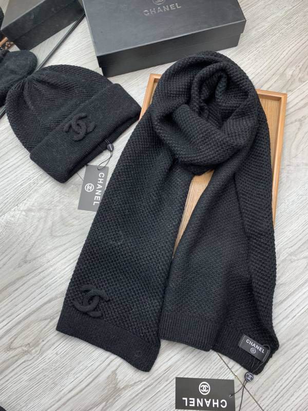 Chanel Scarf Hat hm (341)