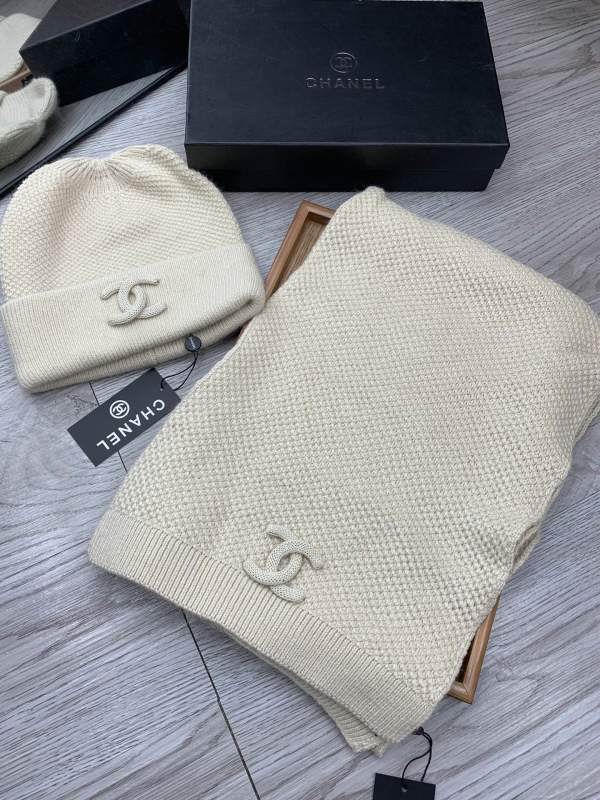 Chanel Scarf Hat hm (344)