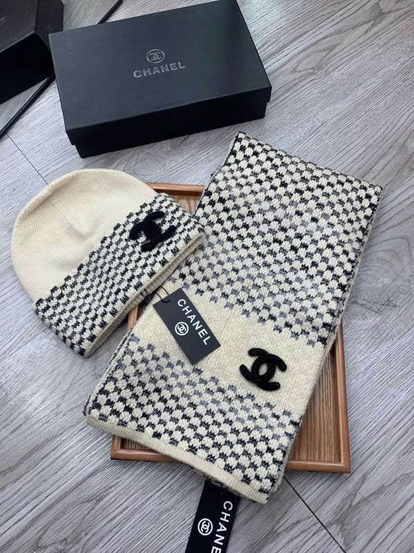 Chanel Scarf Hat hm (349)