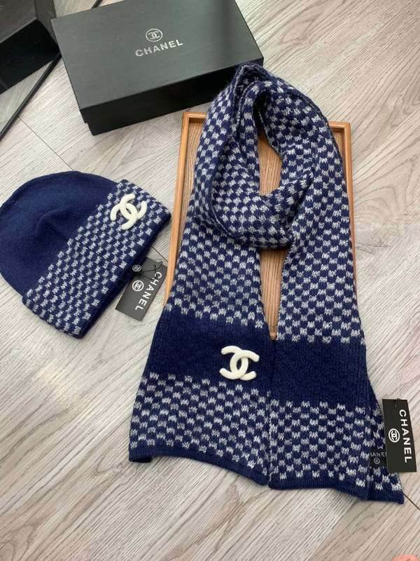 Chanel Scarf Hat hm (350)