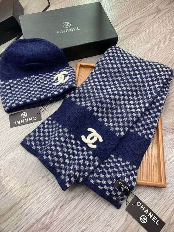 Chanel Scarf Hat hm (351)