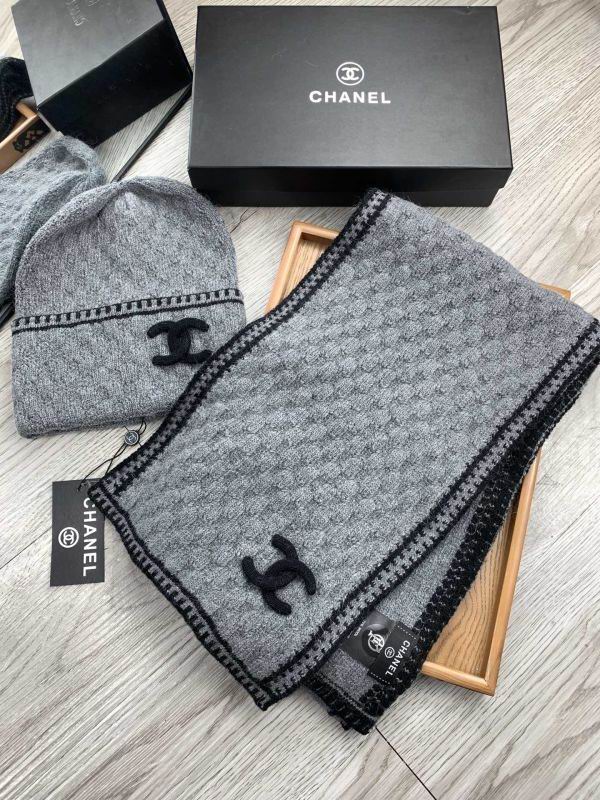 Chanel Scarf Hat hm (361)