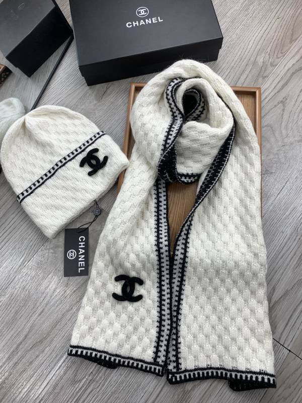 Chanel Scarf Hat hm (362)