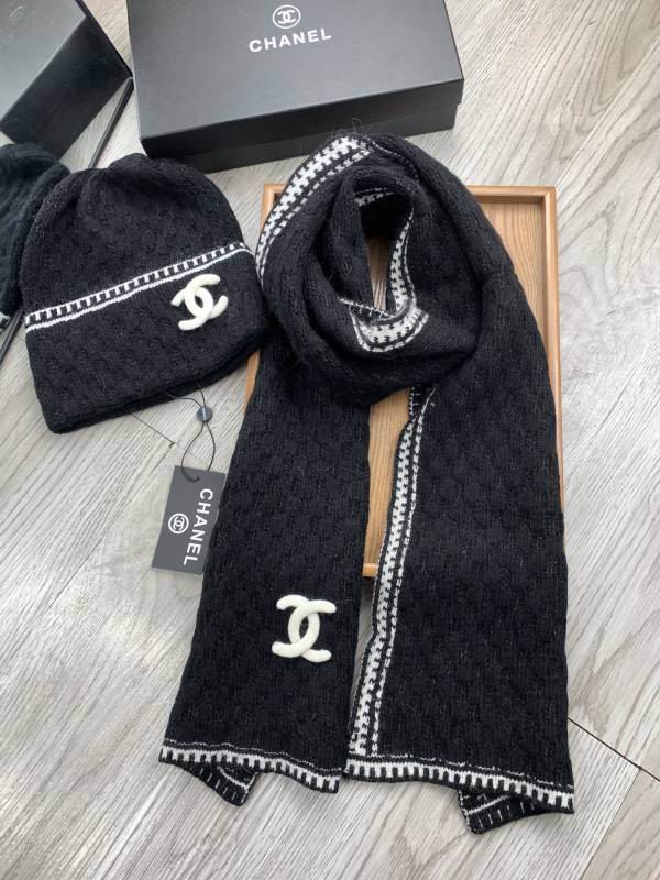 Chanel Scarf Hat hm (364)