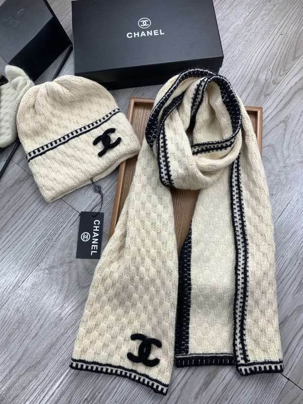 Chanel Scarf Hat hm (366)