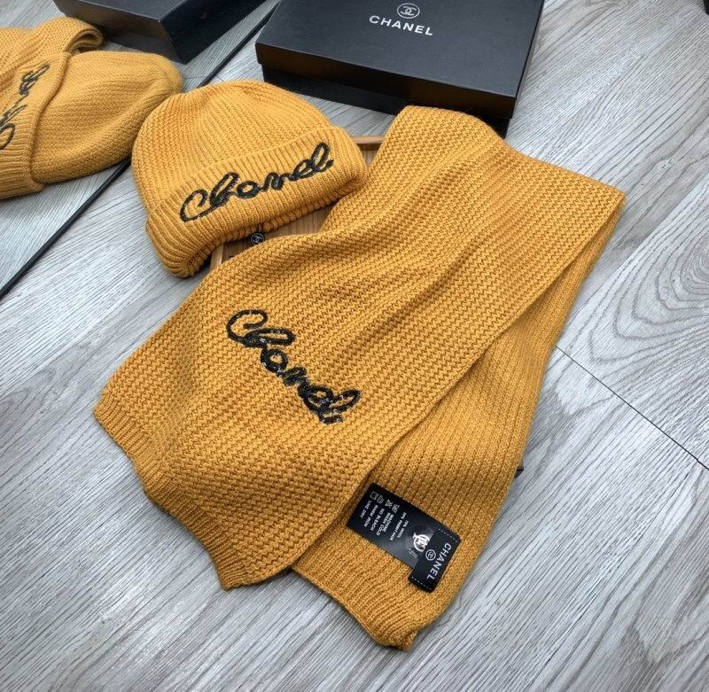 Chanel Scarf Hat hm (370)