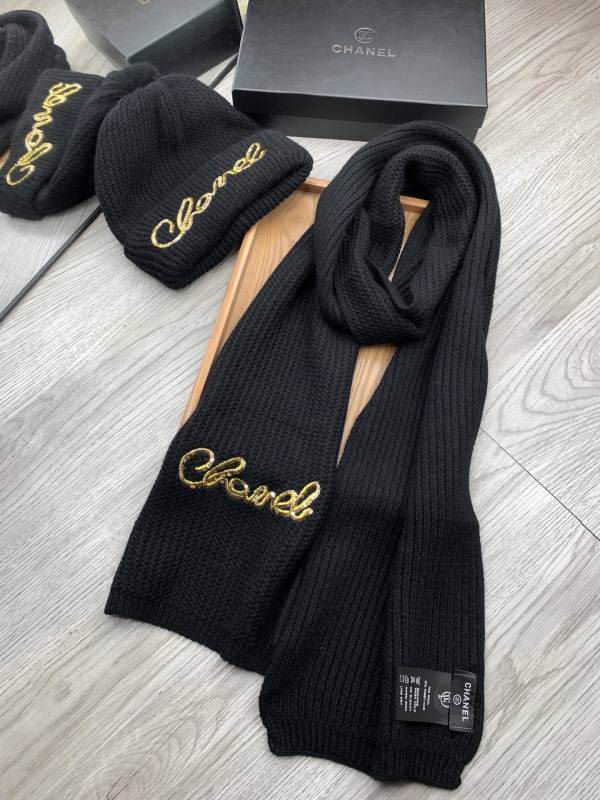Chanel Scarf Hat hm (371)