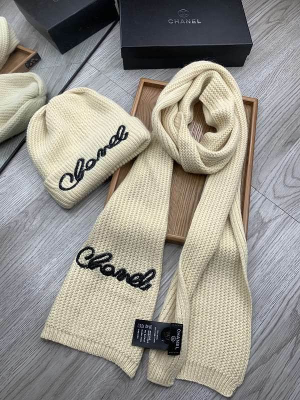Chanel Scarf Hat hm (375)