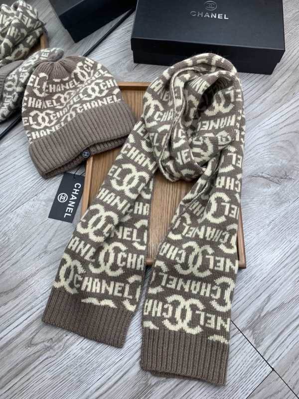 Chanel Scarf Hat hm (382)