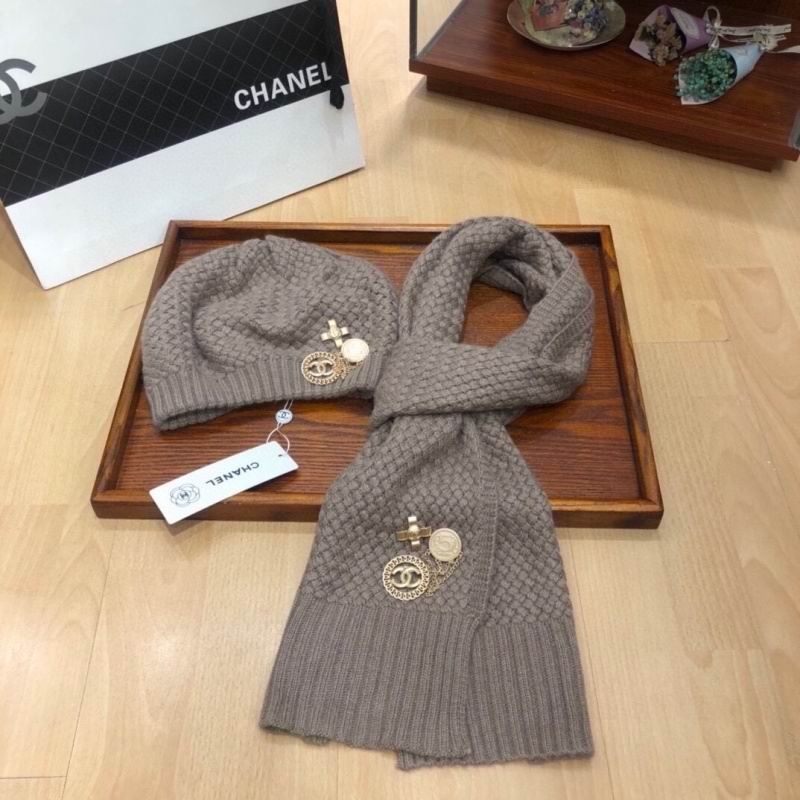 Chanel Scarf Hat hm (412)