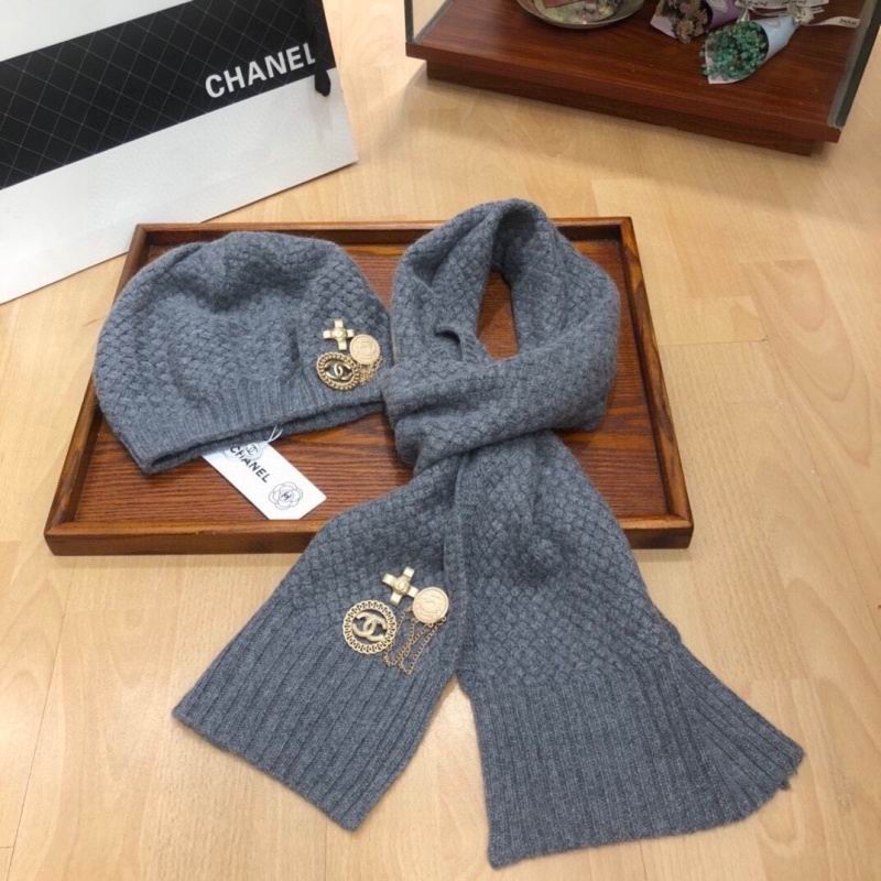 Chanel Scarf Hat hm (415)