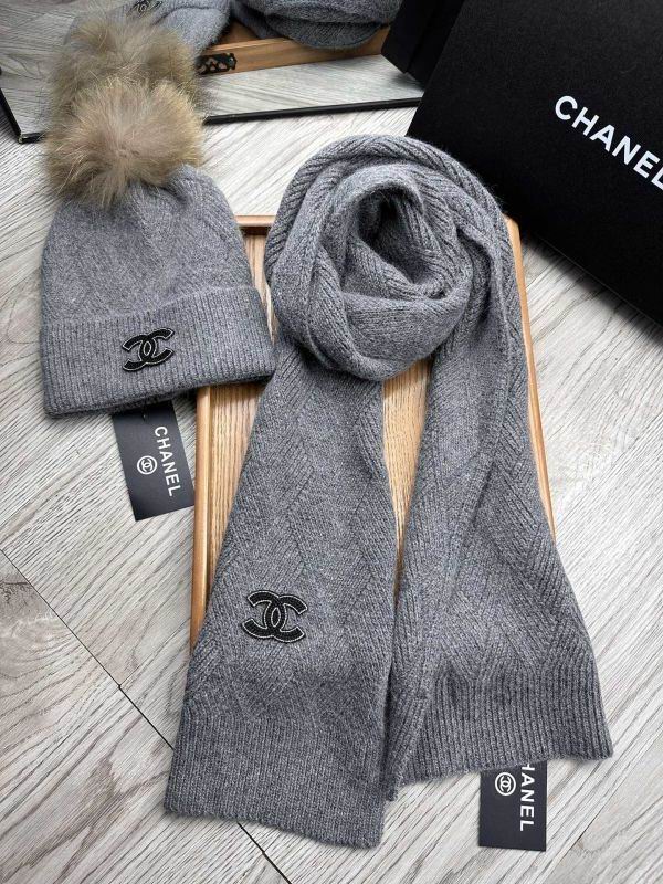Chanel Scarf Hat hm (420)